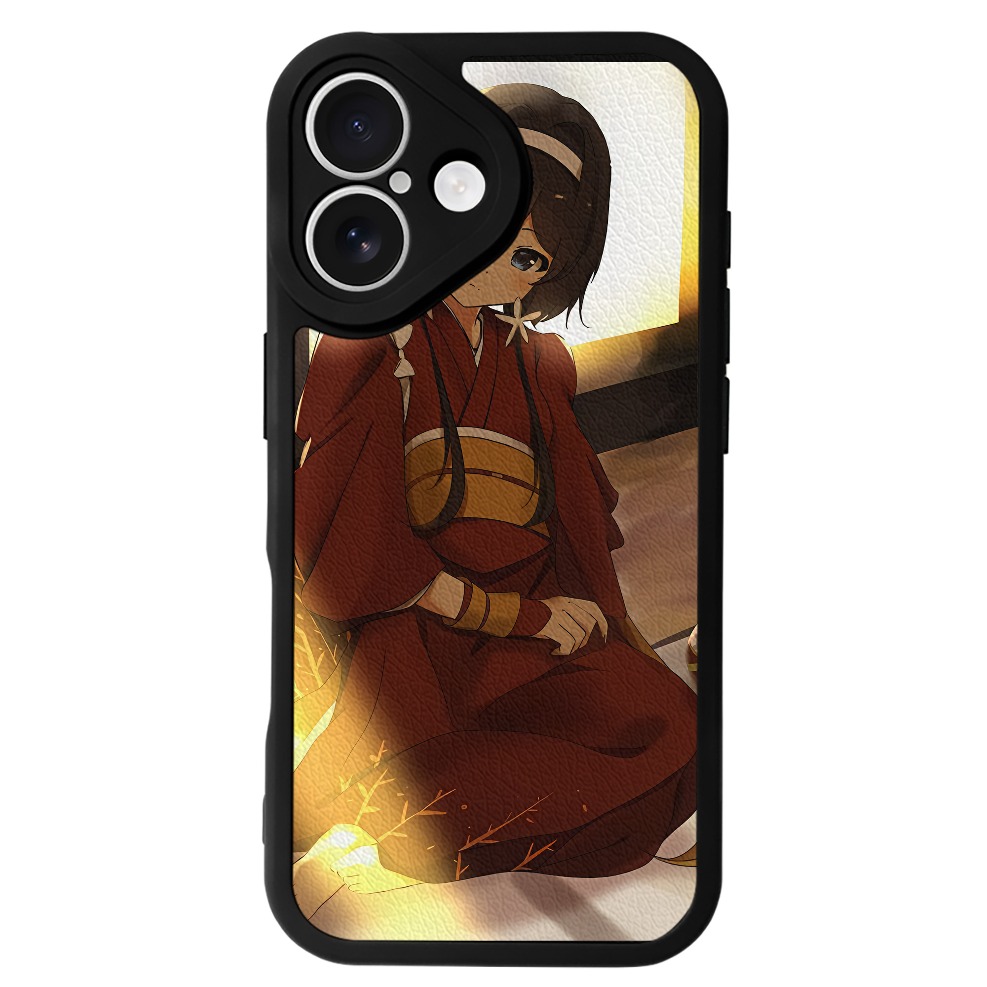 （画像用） 文豪ストレイドッグス Bungo Stray Dogs 【iPhone 16シリーズ対応】シリコンスマホケース（レザー調） 材質：シリコン